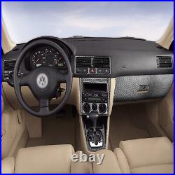 Full Set Kit Carbon Fiber Interior Center Control Gear Cover Trim For VW Golf Full Set Kit Carbon Fiber Interior Center Control Gear Cover Trim For VW Golf