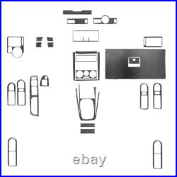 Full Set Kit Carbon Fiber Interior Center Control Gear Cover Trim For VW Golf Full Set Kit Carbon Fiber Interior Center Control Gear Cover Trim For VW Golf