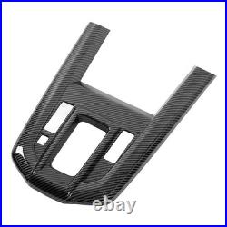 Gear Shift Panel Cover Trim Carbon Fiber Style Car Interior Decoration Sticker