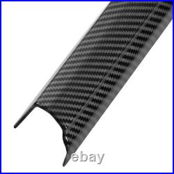 Gear Shift Panel Cover Trim Carbon Fiber Style Car Interior Decoration Sticker