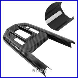 Gear Shift Panel Cover Trim Carbon Fiber Style Car Interior Decoration Sticker