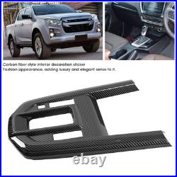 Gear Shift Panel Cover Trim Carbon Fiber Style Car Interior Decoration Sticker