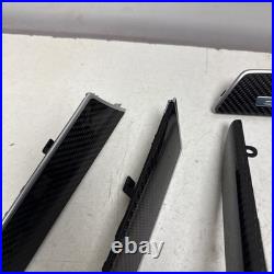 Genuine 2015 Audi Rs4 B8 Carbon Fibre Interior Trim Set Door Dash Centre Console
