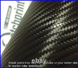 Genuine 3M Scotchprint 1080 Carbon Fibre CF12 1.52m x 3m BLACK Vinyl Wrap