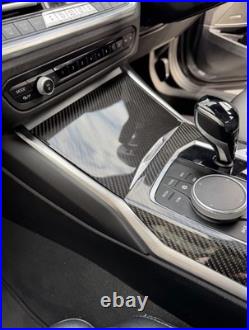 Genuine Carbon Fibre Interior Centre Console Trims BMW 3 4 Series G20 G21 G22 23
