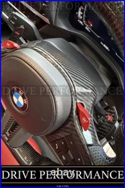 Genuine Carbon Fibre Interior Steering Wheel Trim BMW M5 F90 M8 F91 F92 F93