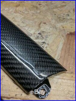 Genuine MINI JCW carbon fibre interior door handle trim covers R56 R55 R57 R58