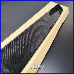 Glossy Carbon Fiber For Tesla Model 3 17+ Interior Dashboard Console Cover Trim