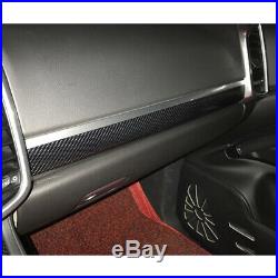 Glossy Carbon Fiber Sticker Interior Decal Trim For Porsche Cayenne 2011-2017