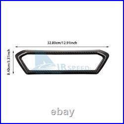 Hard Carbon Fiber Car Center Air Outlet Frame Cover Trim for Seat Leon 2021-2026
