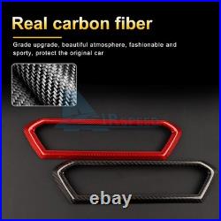 Hard Carbon Fiber Car Center Air Outlet Frame Cover Trim for Seat Leon 2021-2026