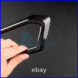 Hard Carbon Fiber Car Center Air Outlet Frame Cover Trim for Seat Leon 2021-2026