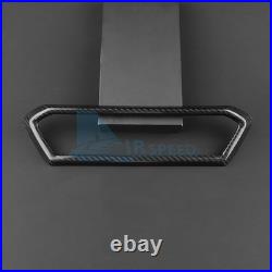 Hard Carbon Fiber Car Center Air Outlet Frame Cover Trim for Seat Leon 2021-2026