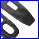 Hot 4PCS Carbon Fiber Interior Door Window Switch Panel Cover Luxurious Window