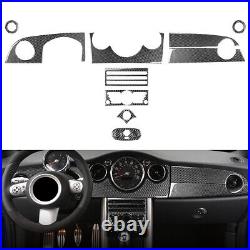 Interior Accessory Trim Kit For BMW Mini Cooper R50 R53 2005-06 LHD Carbon Fiber