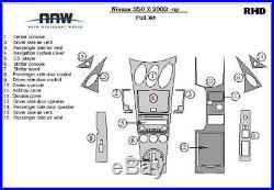 Interior Carbon Fiber Dash Trim Kit For Nissan 350z 350 Z Z33 2002 2003 204 2005