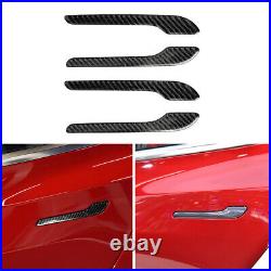 Interior Carbon Fiber Full Complete Kit Set Panel Trim Cover for Tesla Model Y 3