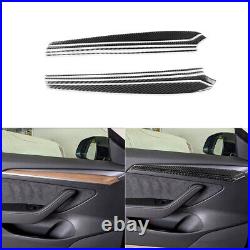 Interior Carbon Fiber Full Complete Kit Set Panel Trim Cover for Tesla Model Y 3