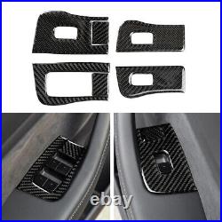 Interior Carbon Fiber Full Complete Kit Set Panel Trim Cover for Tesla Model Y 3