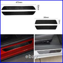 Interior Carbon Fiber Full Complete Kit Set Panel Trim Cover for Tesla Model Y 3