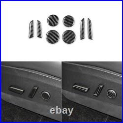 Interior Carbon Fiber Full Complete Kit Set Panel Trim Cover for Tesla Model Y 3