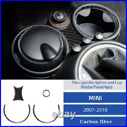 Interior Center Console Full Kit Set Trim Stickers For MINI Cooper Carbon Fiber Interior Center Console Full Kit Set Trim Stickers For MINI Cooper Carbon Fiber