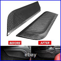 Interior Center Console Side Panel Trim Carbon Fiber For Ford Mustang 2015-2018