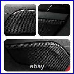 Interior Center Console Side Panel Trim Carbon Fiber For Ford Mustang 2015-2018