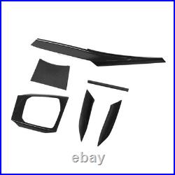 Interior Decoration Trim Kit Dry Carbon Fiber Dashboard Gear Shift Inner Door