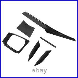 Interior Decoration Trim Kit Dry Carbon Fiber Dashboard Gear Shift Inner Door