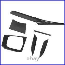 Interior Decoration Trim Kit Dry Carbon Fiber Dashboard Gear Shift Inner Door