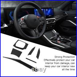 Interior Decoration Trim Kit Dry Carbon Fiber Dashboard Gear Shift Inner Door