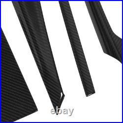 Interior Decoration Trim Kit Dry Carbon Fiber Dashboard Gear Shift Inner Door