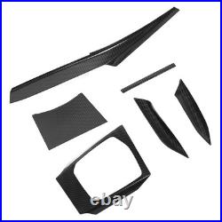 Interior Decoration Trim Kit Dry Carbon Fiber Dashboard Gear Shift Inner Door
