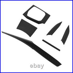 Interior Decoration Trim Kit Dry Carbon Fiber Dashboard Gear Shift Inner Door