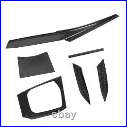 Interior Decoration Trim Kit Dry Carbon Fiber Dashboard Gear Shift Inner Door