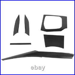 Interior Decoration Trim Kit Dry Carbon Fiber Dashboard Gear Shift Inner Door