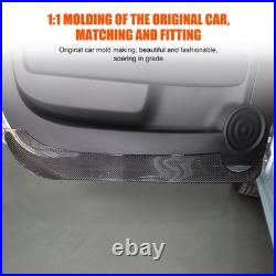Interior Door Anti-Kick Pad Carbon Fiber Sticker For Fiat 500 Abarth 595 2016+