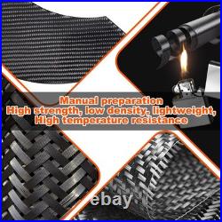 Interior Door Anti-Kick Pad Carbon Fiber Sticker For Fiat 500 Abarth 595 2016+