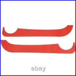 Interior Door Anti-Kick Pad Carbon Fiber Sticker For Fiat 500 Abarth 595 2016+