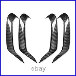 Interior Door Handle Panel Trim For Benz A-Class A45 AMG 19-23 Real Carbon Fiber