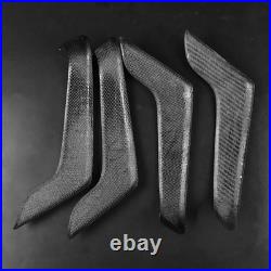 Interior Door Handle Panel Trim For Benz A-Class A45 AMG 19-23 Real Carbon Fiber