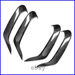 Interior Door Handle Panel Trim For Benz A-Class A45 AMG 19-23 Real Carbon Fiber