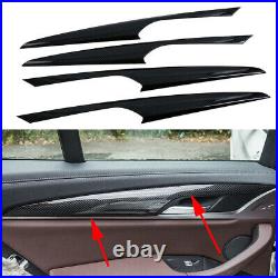 Interior Door Stripes Cover Trim For BMW X3 G01 2018-21 Carbon Fiber Accessories