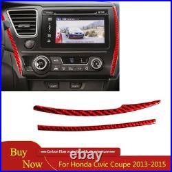 Interior Full Cover Decorative Kit Trim For Honda Civic Coupe 13-15 Carbon Fiber Interior Full Cover Decorative Kit Trim For Honda Civic Coupe 13-15 Carbon Fiber