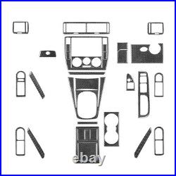 Interior Full Cover Kits Carbon Fiber Black Fit Volkswagen Passat B5 2001-05 RHD