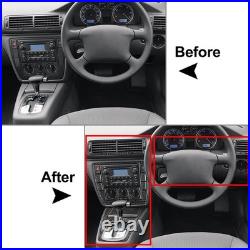 Interior Full Cover Kits Carbon Fiber Black Fit Volkswagen Passat B5 2001-05 RHD