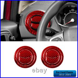Interior Full Kit Set Control Trim Cover For Ford Fiesta 2011-2015 Carbon Fiber Interior Full Kit Set Control Trim Cover For Ford Fiesta 2011-2015 Carbon Fiber