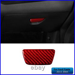 Interior Full Kit Set Control Trim Cover For Ford Fiesta 2011-2015 Carbon Fiber Interior Full Kit Set Control Trim Cover For Ford Fiesta 2011-2015 Carbon Fiber