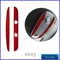 Interior Full Kit Set Control Trim Cover For Ford Fiesta 2011-2015 Carbon Fiber Interior Full Kit Set Control Trim Cover For Ford Fiesta 2011-2015 Carbon Fiber